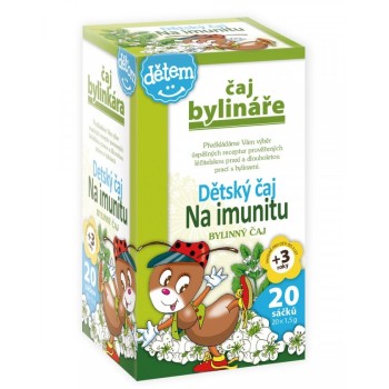 Čaj Bylináře Dětský čaj Na imunitu 20x1.5g