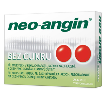 Neo-angin bez cukru pastilky 24