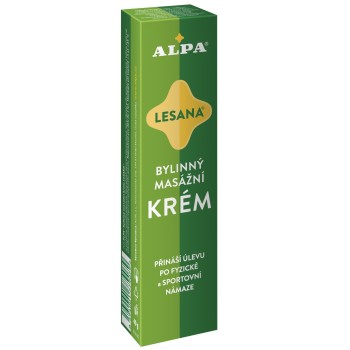 Alpa bylinný masážní krém Lesana 40g