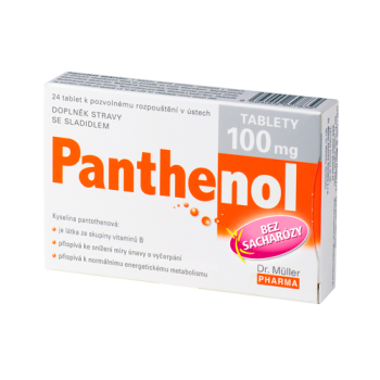 Panthenol tablety 100mg tbl.24 Dr.Müller
