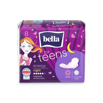 Bella for teens hygienické vložky Energy night 8ks