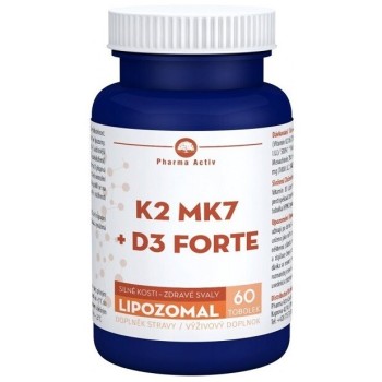 Lipozomal K2 MK7 + D3 Forte 60tob