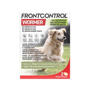 Frontcontrol Wormer pro psy XL tbl.2
