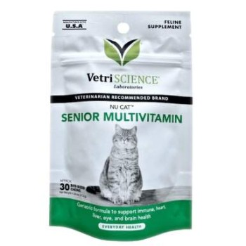VetriScience Nu Cat Senior Multivitamin 30ks