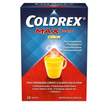 Coldrex MAXGrip Citron por.plv.sol.scc.10