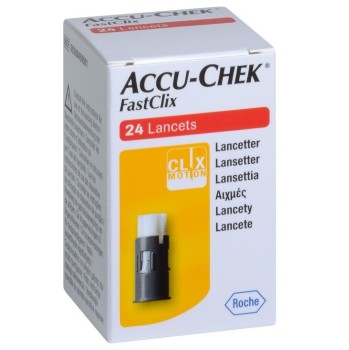 Accu Chek Fastclix lancets 24ks