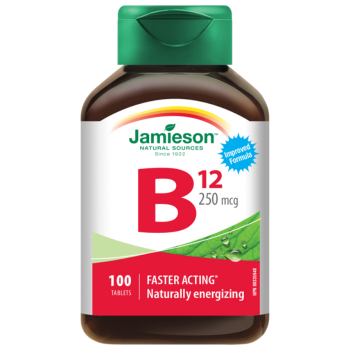 JAMIESON Vitamín B12 metylkobalamín 250mcg tbl.100