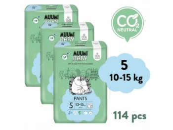 Muumi Baby Pants 5 Maxi+ 10-15kg eko plenky 3x38ks