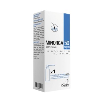 Minorga 50mg/ml kožní roztok 1× 60ml