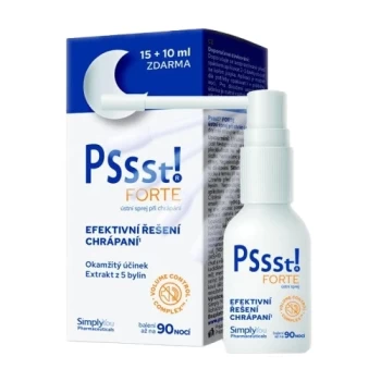 Pssst! FORTE ústní sprej při chrápání 15+10 ml