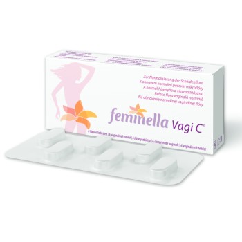 Feminella Vagi C 6 vaginálních tablet - platíčko
