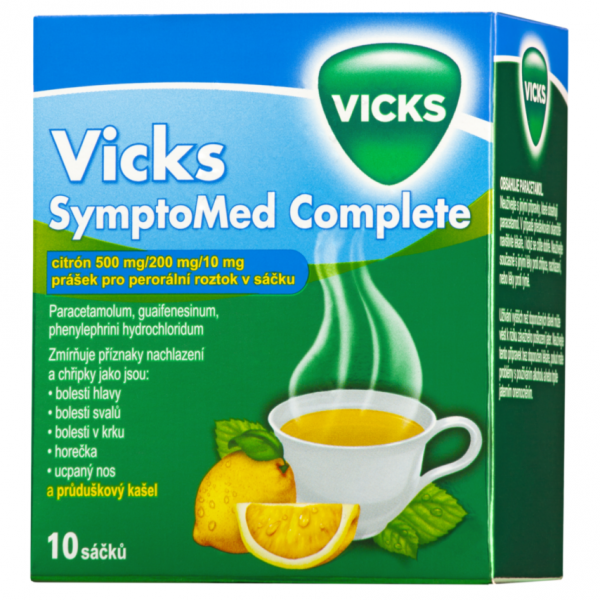 Vicks SymptoMed complete citrón por.plv.sol.10