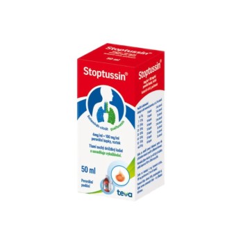 Stoptussin 4mg/ml+100mg/ml perorální kapky, roztok 1x50ml+PIP