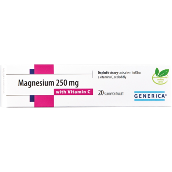 Magnesium 250mg tbl.eff 20 s vitam.C Generica