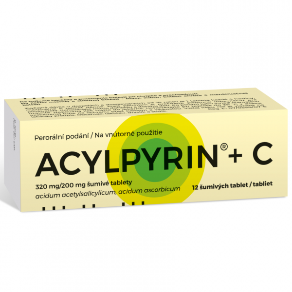 Acylpyrin + C 320mg/200mg tbl.eff. 12