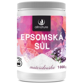 Allnature Epsomská sůl Mateřídouška 1000g