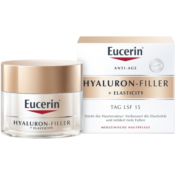 Eucerin Hyaluron-Filler + Elasticity Denní krém SPF 15 50ml