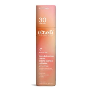 ATTITUDE Oceanly Tónující třpytivý krém SPF30 30g