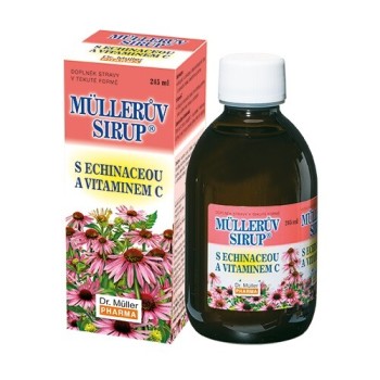 Dr.Müller Müllerův sirup s echinaceou a vitaminem C 245ml