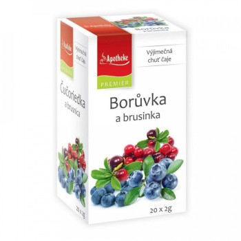 Apotheke Borůvka a brusinka čaj 20x2g