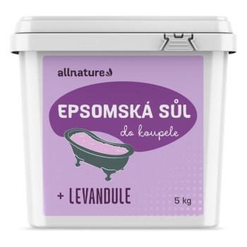 Allnature Epsomská sůl Levandule 5kg