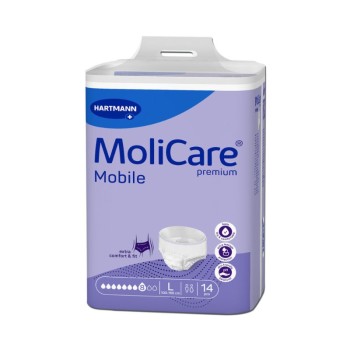 Inkontineční kalhotky natahovací MoliCare Mobile 8k M 14ks