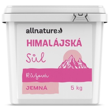 Allnature Himalájská sůl růžová jemná 5kg