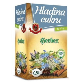 Herbex Hladina cukru 20x3g