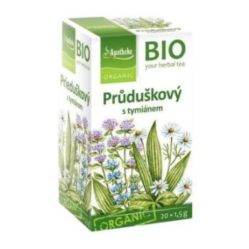 Apotheke BIO Průduškový s tymiánem čaj 20x1.5g