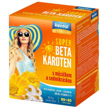 Vitar Super Beta-karot.měsíček+7kráska tbl.80+40