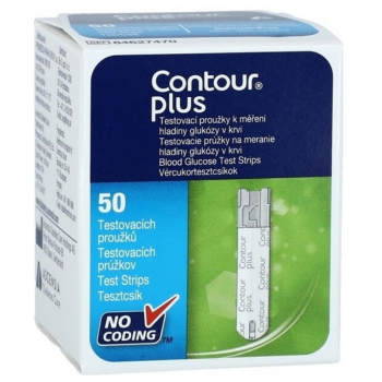 Proužky diagnostické Contour PLUS 50ks