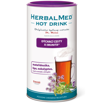 HerbalMed Hot Drink Dr.Weiss dýchací cesty 180g