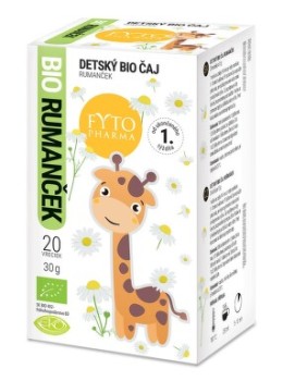 Dětský čaj heřmánek od 1.týd.BIO 20x1.5gFytopharma