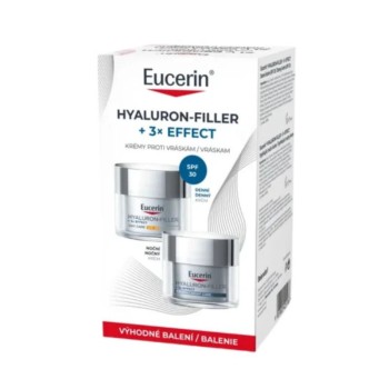 EUCERIN Hyaluron Filler +3xEffect duo denní SPF30 a noční krém 1x1 set