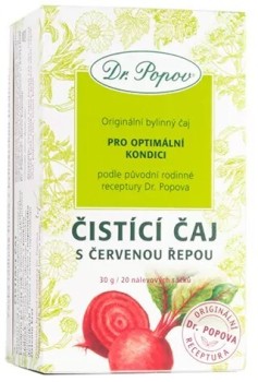 Dr.Popov Čaj Čistící s červenou řepou 20x1.5g