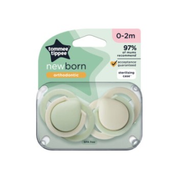 Tommee Tippee CTN Dudlík Newborn 0-2m mix bar. 2ks