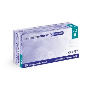 Rukavice vyš. Sempercare Nitril Skin2 M/200ks b.p.