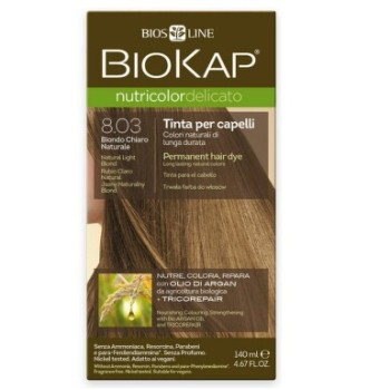 BIOKAP Barva na vlasy 8.03 Blond přír.světlá 140ml