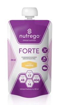 nutrego FORTE vanilka por.sol.12x200ml