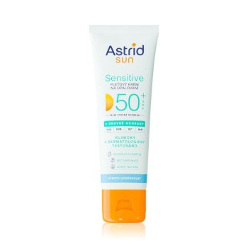Astrid SUN Sensitive opalovací krém SPF50+ 50ml