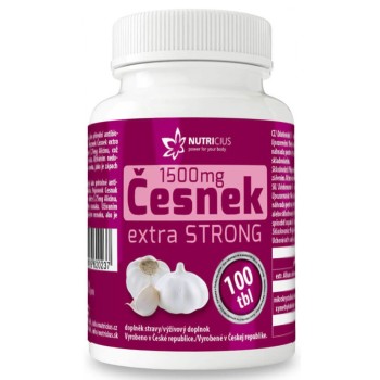 Česnek extra strong 1500mg tbl.100