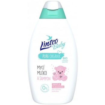 Linteo Baby Dětské mycí mléko a šampon 425ml
