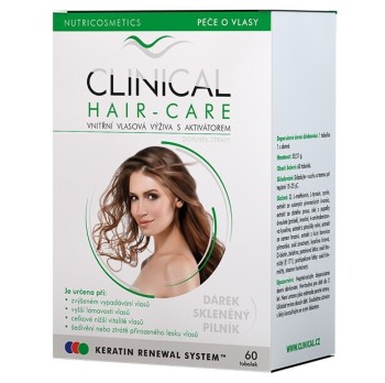 Clinical Hair-Care tob.60+sklen.pilník 2měs.kúra