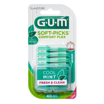 GUM SoftPicks comfort flex Mint 40ks G670M40