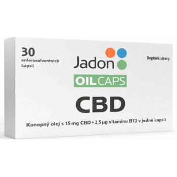 Jadon oil caps CBD s konop.olej.15mgCBD+B12 cps.30
