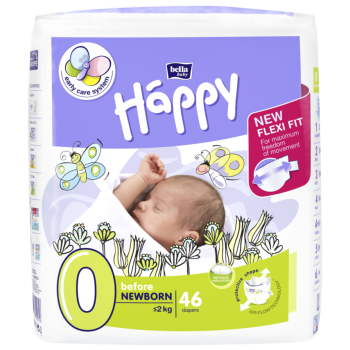 Happy Before New Born dětské pleny 46ks