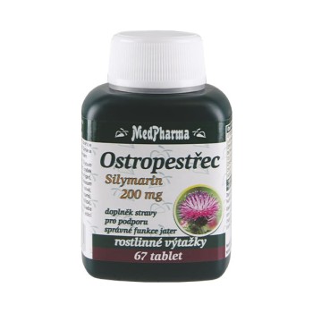 MedPharma Ostropestřec (Silymarin 200mg) 67tbl