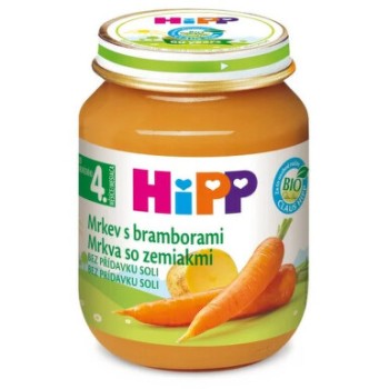 HiPP Mrkev s bramborami BIO 4m 125g