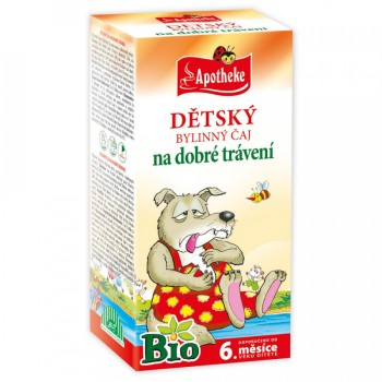 Apotheke Dětský čaj BIO Na dobré trávení 20x1.5g