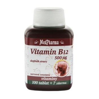 MedPharma Vitamin B12 500mcg 107tbl